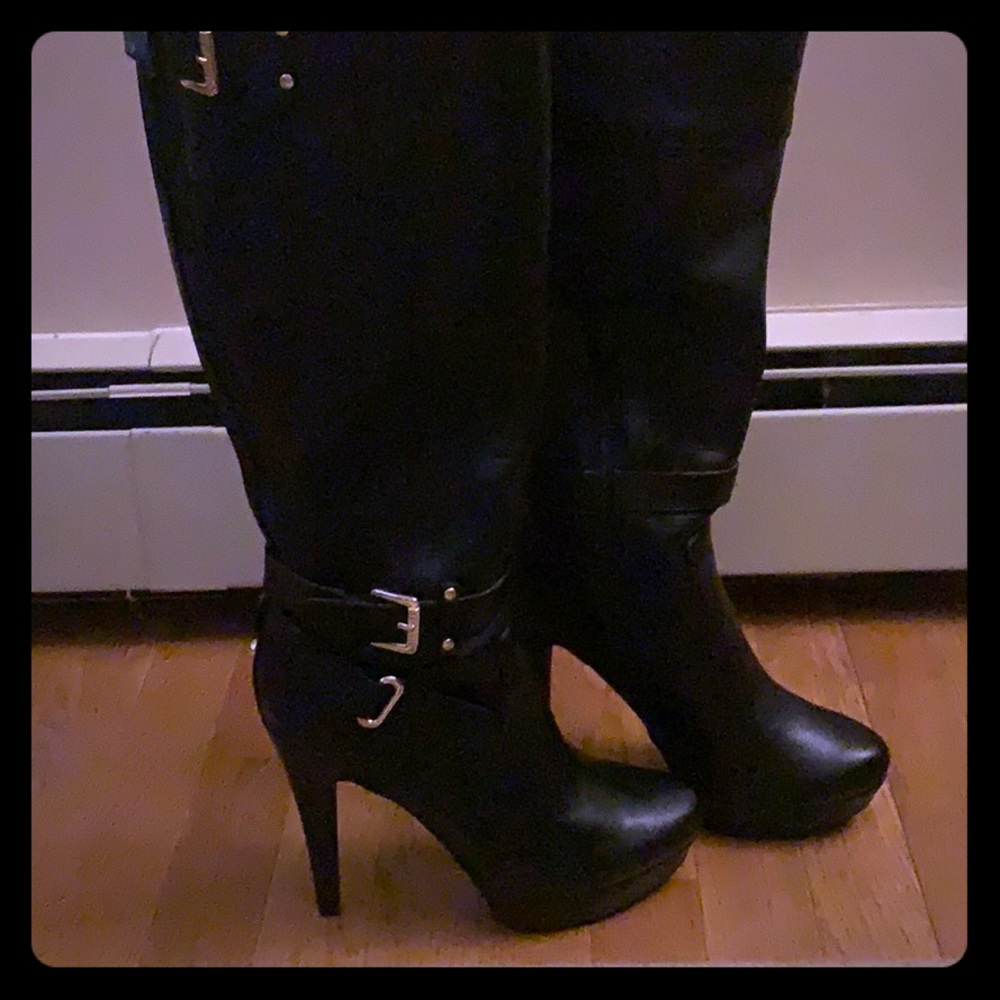 G by guess high heel boots